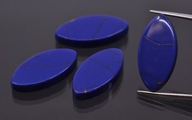 Lapis lazuli plytká markíza 20x10 mm