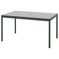 IKEA SEGERON Záhradný stôl tmavozelený 91x147 cm