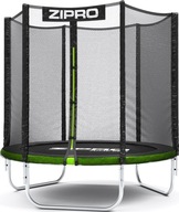 Mocna Trampolina Ogrodowa Z Siatką fitness Zipro 152 cm