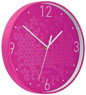 Nástenné hodiny Leitz Wow 29cm ružové