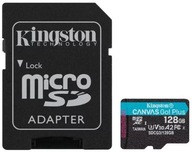 128GB microSD Kingston micro SDXC CL10 A2 170MB/s