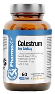 PharmoVit Colostrum bez laktózy vitamín C vitamín E zinok 60 kapsúl