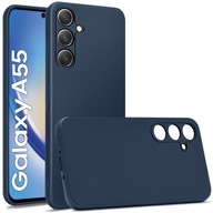 Zadný Kryt KrainaGSM pre Samsung Galaxy A55 | A55 5G Soft Silicone tmavo modrá