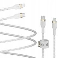 Belkin Kabel Boost Pro Flex USB-C do USB-C 60W 3m Z nylonowym oplotem