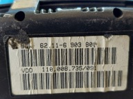 dials clock BMW 5 E39 530D 62116903806