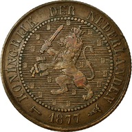 Moneta, Holandia, William III, 2-1/2 Cent, 1877, A