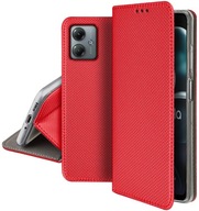 Flipové puzdro KrainaGSM pre Motorola Moto G14 Smart Magnet červené