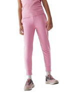 4F Spodnie dresowe joggery dziewczęce różowe 128