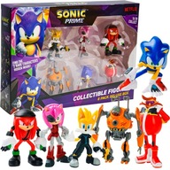 SONIC PRIME SADA 8 FIGÚROK SONIC PMI 4-8 CM FIGÚRKY 6 + 2 PREKVAPENÍ