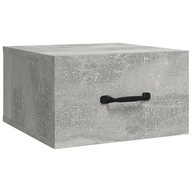 vidaXL Závesný nočný stolík, sivý betón, 35x35x20 cm