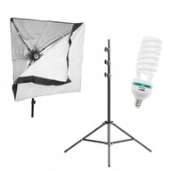 LAMPA STUDYJNA softbox 50x50cm + 400W statyw