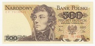 Banknot 500 zł 1982, seria CF, UNC