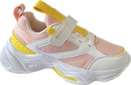 ABC KIDS BUTY OBUWIE SPORTOWE 0235 PINK WHITE R 33