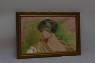 TADE STYKA - PORTRET KOBIETY - ORIENTALNY - PASTEL