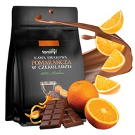 Ochutená káva Čokoláda Pomaranč zrnkový 250g 100% Arabica Čerstvo pražená