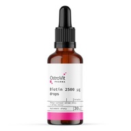 OstroVit Pharma Biotín 2500 µg v kvapkách 30 ml