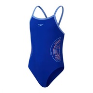 Strój kąpielowy jednoczęściowy dziewczęcy na basen Speedo MuscleBack 140cm