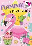 Flamingi i przyjaciele. Kolorowanka