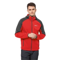 Męska kurtka softshell Jack Wolfskin czerwona L