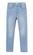 Spodnie Mayoral 554 jeansowe niebieskie elastyczne regulowany pas 157 cm