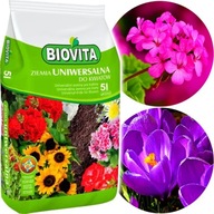 ZIEMIA UNIWERSALNA DO KWIATÓW ROŚLIN 5L BIOVITA