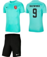 Nike strój piłkarski z NADRUKIEM 158-170 juniorski