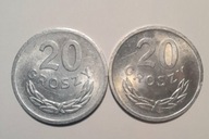 20 groszy 1973, mennicze, bzm, 20 gr. 1972 ładne.