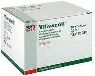 L&R - Vliwazell - 10 x 10 cm - 25szt. jałowy