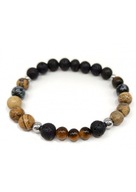 Náramok Jaspis Láva