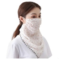 Women Face Cover Masks Neck Cover Sun Protection Hanging Ear Spring Summer