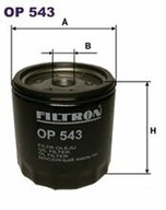 Filtron OP 543 Olejový filter