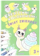 Książka kolorowanka Świat zwierząt, Avanti