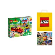LEGO DUPLO č. 10874 - Parný vlak +Taška +Katalóg LEGO 2024