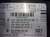 MERCEDES W216 CL216 CL 500 module control unit door A2168700185