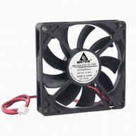 2pcs 80mm DC 12V 2Pin Brushless Cooling Cooler Fan