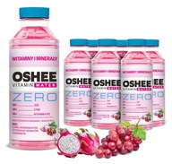 6x Napój OSHEE Vitamin Water Witaminy i Minerały ZERO bez cukru 555 ml