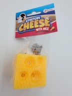 Stláčacia antistresová hračka syr s myšami