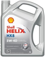 Motorový olej Shell Helix HX8 4 l 5W-40 + ZAWIESZKA SERWISOWA MAXGEAR WYMIANA OLEJU I FITRÓW