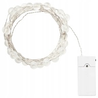 IKEA SNOYRA Girlanda LED, 40 lampek, na baterie