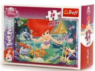 Puzzle 54 mini Disney princezien Ariel Trefl
