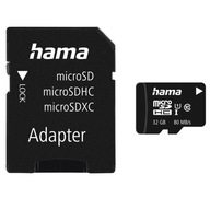 Hama 124139 Karta MicroSD 32 GB, Czarny