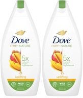 DOVE Żel pod prysznic Mango masło Uplifting 2 x 400ml