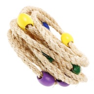 10 SZTUK KOLOROWYCH RZUTEK NA LINKACH DO ZABAWY DLA DZIECI – ZESTAW