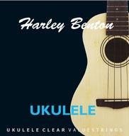Struny pre sopránové ukulele transparentné Sada Harley Benton Clear