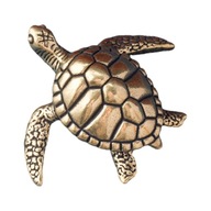 Mosadzná mini socha morskej korytnačky Tea Pet Miniatúrne Rozkošné Kung Fu Tea Pet