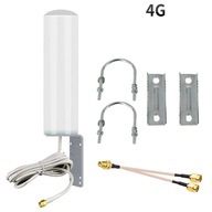 MOCNY WZMACNIACZ SYGNAŁU 4G/LTE/WIFI DUAL TS9 NA 15-18DBI 5M