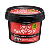 Beauty Jar Very Berry Spa zjemňujúci peeling na tvár a pery (120 g)