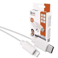 Przewód USB-C - Lightning MFi i16P 1m biały SM7015