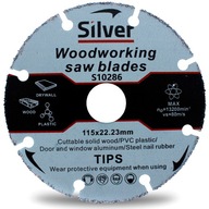 DIAMANTOVÝ KOTOUČ S KARBIDOVÝM NÁSYPEM NA DŘEVO 115 mm