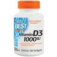 Doctor's Best Vitamin D3 1000 IU 180caps VITAMIN